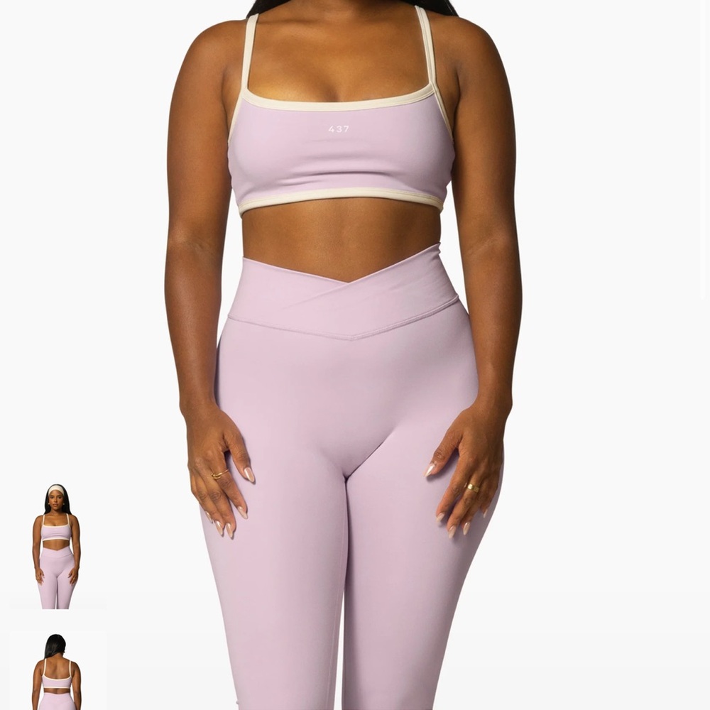 NWT 437 Micro Bra & V-Legging Matching Set (Size Small)